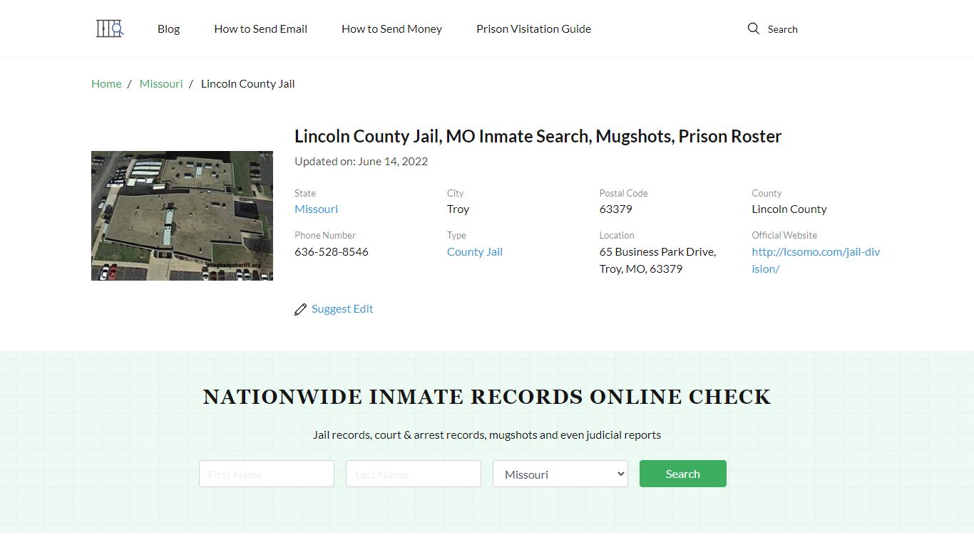 Lincoln County Jail, MO Inmate Search, Mugshots, Prison Roster